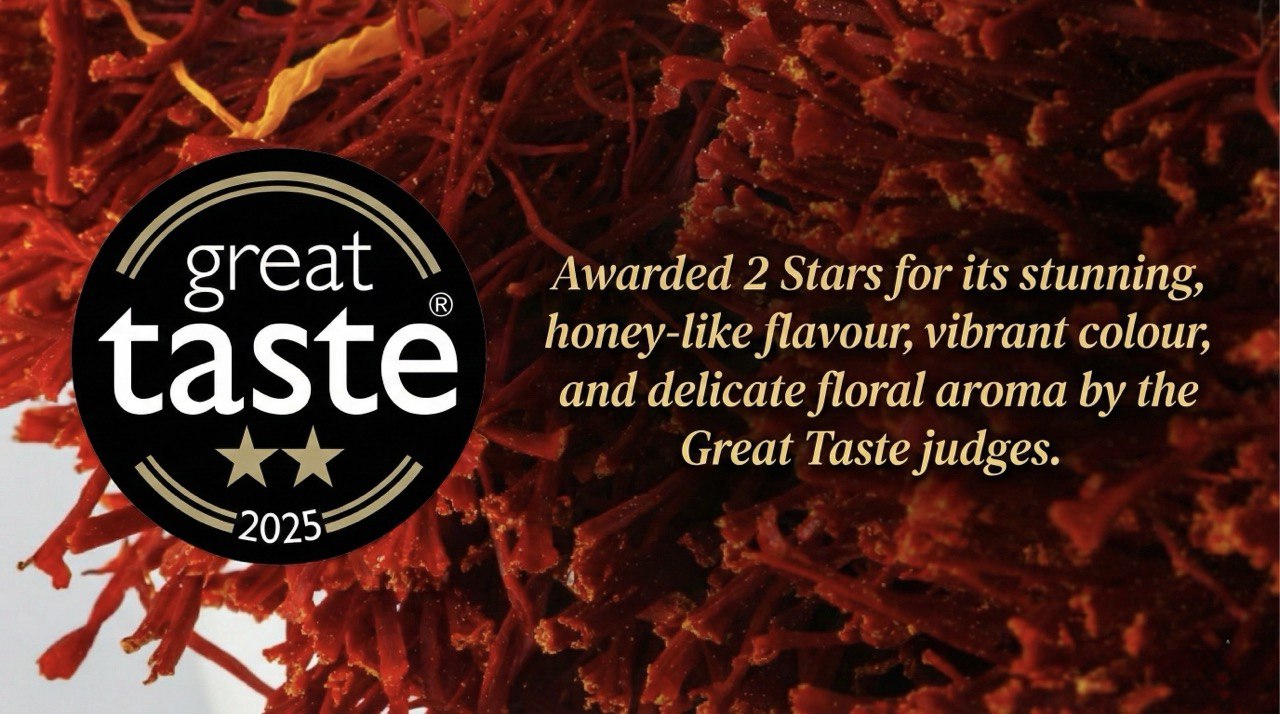 Luxury Tastes Wins 2-Star Great Taste Award 2025 – UK's Best Premium Super Negin Saffron Revealed