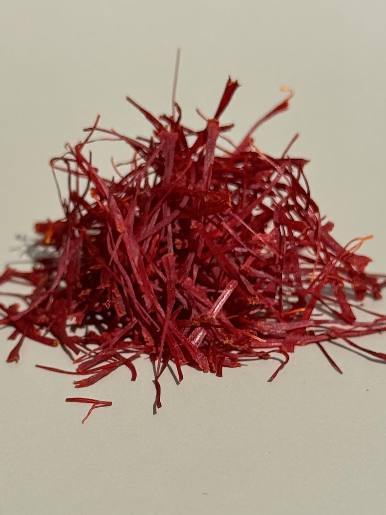 Saffron infused desert salt grinder on seared steak