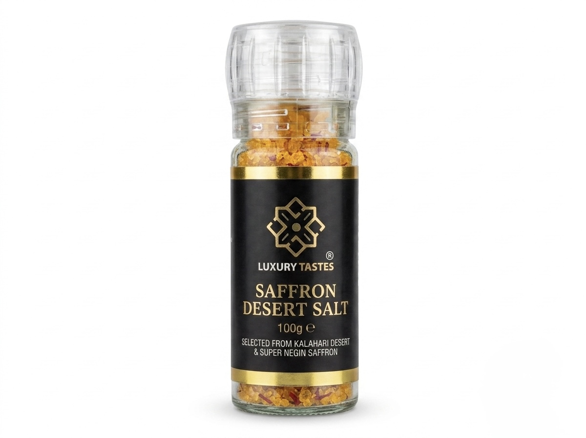 The Pinnacle of Flavor Engineering: Introducing the Luxury Saffron Desert Salt